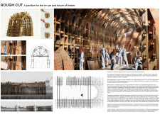 1st Prize Winner + 
AAPPAREL SUSTAINABILITY AWARDtimberpavilion architecture competition winners