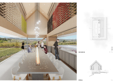 3rd Prize Winner + 
BB STUDENT AWARDwineroom architecture competition winners