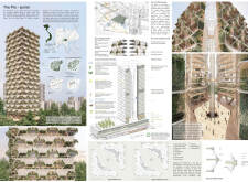 2nd Prize Winner timberskyscraper architecture competition winners