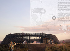 Honorable mention - blacklavacenter architecture competition winners