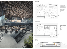 1st Prize Winner + 
Client Favoritevolcanocoffeeshop architecture competition winners