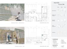2nd Prize Winner + 
ARCHHIVE STUDENT AWARDmodularhome2 architecture competition winners