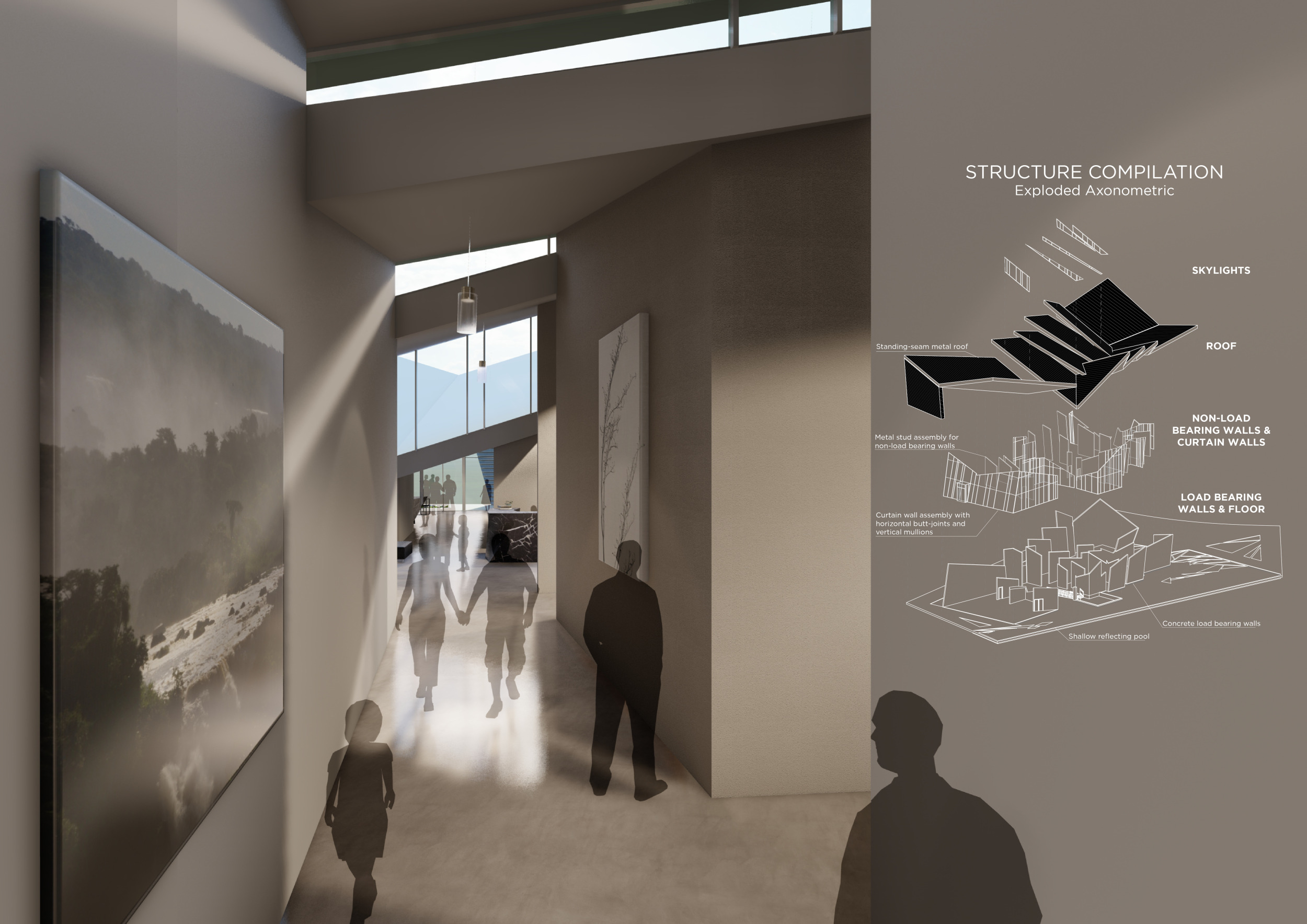 Architecture project // Angular Roofs and Metal Facades Resonate with ...